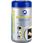 AF SCREENCLENE WIPES TUB 100