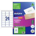 AVERY 952009 PREMIUM SHIPPING LABELS WITH AVERYECO 24UP WHITE 20 SHEETS