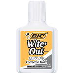 BIC WITEOUT PLUS QUICK DRY CORRECTION FLUID 20ML