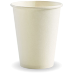 BIOPAK BIOCUP CUP 350ML WHITE PACK 50