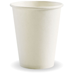 BIOPAK BIOCUP CUP 280ML WHITE PACK 50