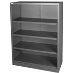 STEELCO OPEN BOOKCASE 3 SHELF 1200 X 900 X 400MM GRAPHITE RIPPLE