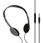 VERBATIM MULTIMEDIA HEADSET WITH INLINE MICROPHONE GREY