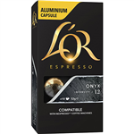 LOR ESPRESSO NESPRESSO COMPATIBLE COFFEE CAPSULES ONYX PACK 10