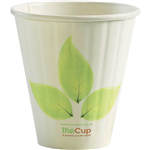 BIOPAK BIOCUP DOUBLE WALL CUP 295ML LEAF PACK 50