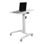 VISIONCHART HEIGHT ADJUSTABLE MOBILE LAPTOP LECTERNDESK 650 X 400 X 7501120MM WHITE