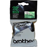 BROTHER M731 NON LAMINATED LABELLING TAPE 12MM BLACK ON GREEN