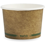 BIOPAK BIOBOWL BOWL 470ML KRAFT PACK 25