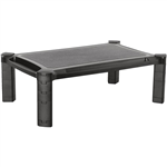 BRATECK HEIGHT ADJUSTABLE MONITOR RISER BLACK