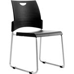 BURO PRONTO VISITOR CHAIR SLED BASE BLACK