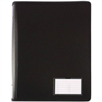 BANTEX ZIPPER RING BINDER 2D 25MM A4 BLACK