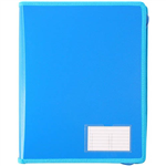 BANTEX ZIPPER RING BINDER 2D 25MM A4 BLUE
