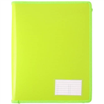 BANTEX ZIPPER RING BINDER 2D 25MM A4 LIME GREEN