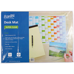 BANTEX DESK MAT TRANSPARENT 480 X 680MM