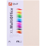 QUILL XL MULTIOFFICE COLOURED A4 COPY PAPER 80GSM CREAM PACK 500 SHEETS