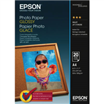 EPSON C13S042538 GLOSSY PHOTO PAPER 200GSM A4 WHITE PACK 20