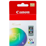 CANON CL51 INK CARTRIDGE HIGH YIELD FINE COLOUR