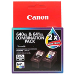 CANON PG640XL  CL641XL INK CARTRIDGE HIGH YIELD COMBO PACK BLACK  COLOUR