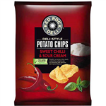 RED ROCK DELI CHIPS SWEET CHILLI AND SOUR CREAM 165G