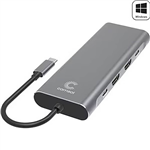 COMSOL USBC TO DUAL HDMI MULTIPORT ADAPTOR 4K GREY