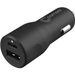 COMSOL USBC DUAL PORT CAR CHARGER 32W BLACK