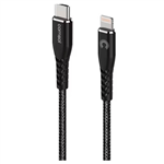 COMSOL USBC TO LIGHTNING MFI CABLE 12M BLACK