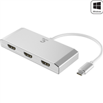 COMSOL USBC TO TRIPLE HDMI ADAPTER SILVER
