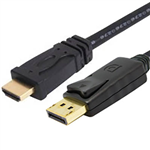 COMSOL DISPLAYPORT CABLE MALE TO HDMI MALE 1M