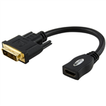 COMSOL ADAPTER DVID SINGLE LINK MALE TO HDMI FEMALE 200MM BLACK