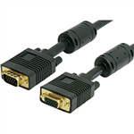 COMSOL VGA EXTENSION CABLE 15 PIN MALE TO 15 PIN FEMALE 10M BLACK