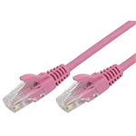 COMSOL RJ45 PATCH CABLE CAT6 1M PINK