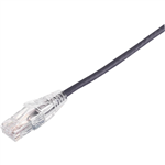 COMSOL ULTRA THIN SNAGLESS PATCH CABLE CAT6A 10GBE UTP 300MM PURPLE