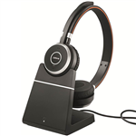 JABRA EVOLVE 65 STEREO BLUETOOTH HEADSET WITH CHARGING STAND