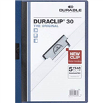 DURABLE DURACLIP DOCUMENT FILE PORTRAIT 30 SHEET CAPACITY A4 DARK BLUE