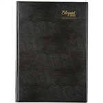 CUMBERLAND 41EPBK ELEGANT APPOINTMENT DIARY DAY TO PAGE A4 BLACK