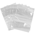 CUMBERLAND WRITEON PRESS SEAL BAG 50 MICRON 305 X 460MM CLEARWHITE PACK 100
