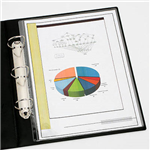 CUMBERLAND SHEET PROTECTOR PVC 125 MICRON HEAVY DUTY GLASS CLEAR A4 CLEAR PACK 25