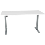 CONSET 50133 ELECTRIC HEIGHT ADJUSTABLE DESK 1500 X 800MM WHITESILVER