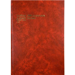COLLINS 3880 SERIES ACCOUNT BOOK 3 MONEY COLUMN PAGED TREBLE CASH 84 LEAF A4 RED