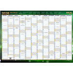 COLLINS WRITERAZE 11880 QC2 RECYCLED YEAR PLANNER 500 X 700MM