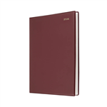 COLLINS BELMONT DESK 147V78 DIARY A4 BURGUNDY