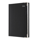 COLLINS MANAGEMENT 149B99 DIARY DAY TO PAGE A4 BLACK LEATHER