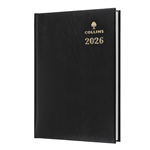 COLLINS STERLING 184P99 DIARY DAY TO PAGE A5 BLACK