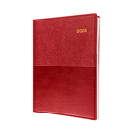 COLLINS VANESSA 345V15 DIARY WEEK TO VIEW A4 RED