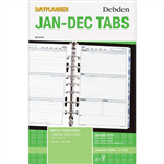 DEBDEN DAYPLANNER DK1010 DESK EDITION REFILL REFILL TABS JANDEC DESK SIZE