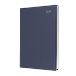 COLLINS BELMONT DESK QBA41V59 DIARY DAY TO PAGE QUARTO NAVY