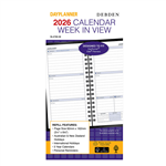 DEBDEN DAYPLANNER SL4700 SLIMLINE EDITION REFILL WEEK TO VIEW