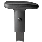 BURO METRO  ROMA CHAIR ARMS ADJUSTABLE BLACK PAIR