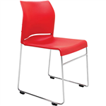 BURO ENVY VISITOR CHAIR SLED BASE RED
