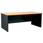 YS DESIGN OXLEY DESK 1800 X 750 X 730MM BEECHIRONSTONE